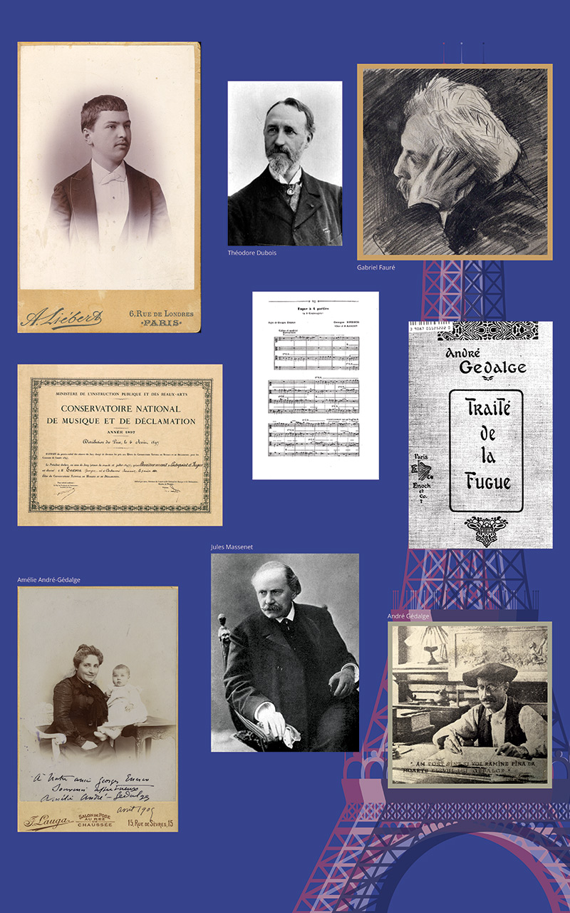 1. Perioada studiilor la Conservatoire National de Musique et de Déclamation din Paris – Profesori I