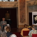 specte de la evenimentul dedicat lui Enescu, la împlinirea a 134 de ani de la nașterea sa