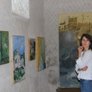 Imagini de la vernisajul expoziției "George Enescu și Tescanii" de la Tescani