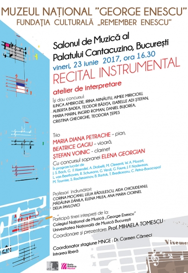 Recital instrumental - atelier de interpretare