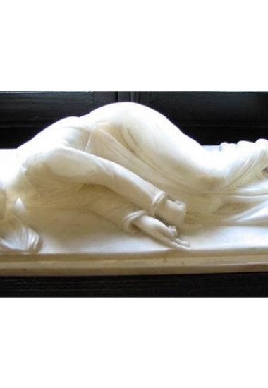 Statueta Sf. Cecilia în mormânt