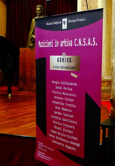 Imagini de la vernisajul expoziției "Muzicieni în Arhiva CNSAS" din 5 iunie 2018