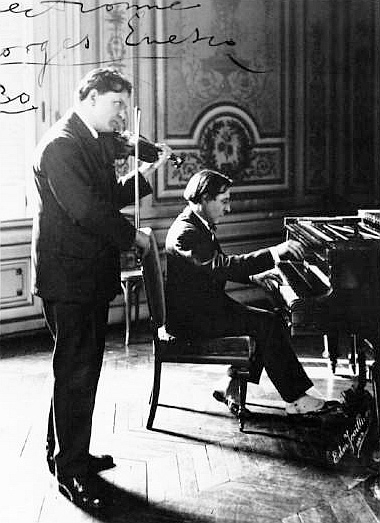115 ani de la prima audiţie a Sonatei I pentru vioară şi pian, op. 2, de George Enescu, 17 februarie 1898