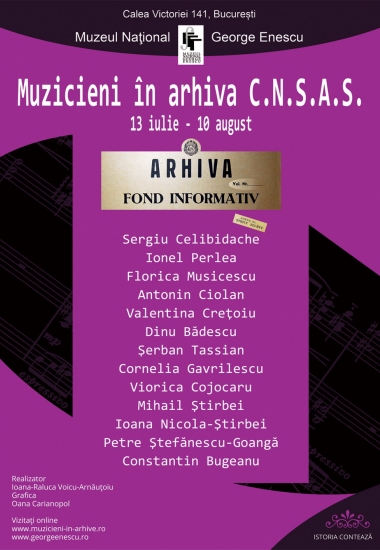 Muzicieni în Arhiva CNSAS