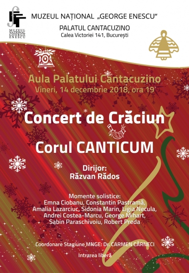 Concert de Crăciun susținut de Grupul Canticum