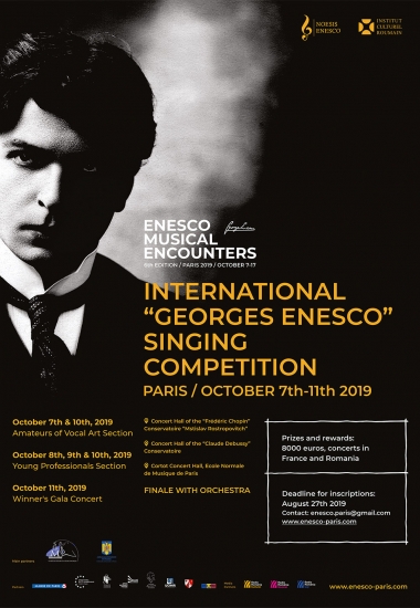 Concursul internațional "George Enescu" - Paris 2019