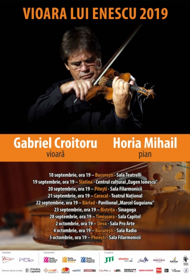 Gabriel Croitoru şi turneul „Vioara lui Enescu” 2019 – o nouă călătorie