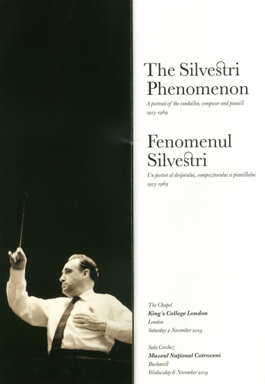 Fenomenul Silvestri. Un portret al dirijorului, compozitorului și pianistului (1913-1969)”