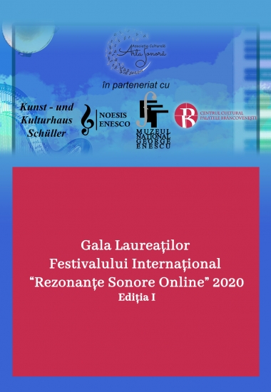 Gala Laureaților Festivalului Internațional “Rezonanțe Sonore Online” 2020 – Ediția I