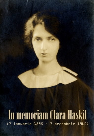 In memoriam Clara Haskil (7 ianuarie 1895 – 7 decembrie 1960) 