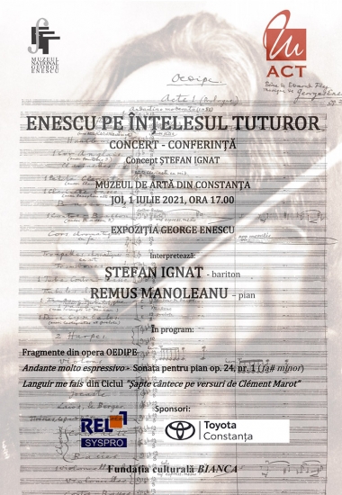 Concert - conferință - expoziție „Enescu pe înțelesul tuturor" 