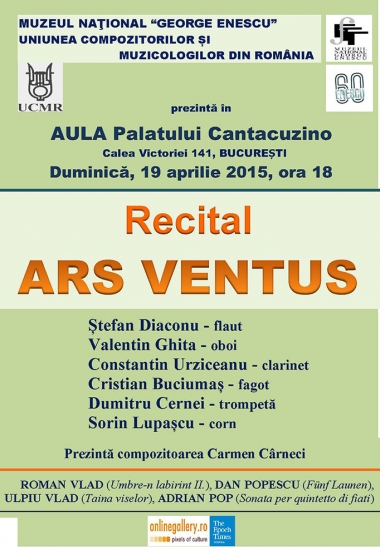 Recitalul cvintetului de suflători ARS VENTUS (III)