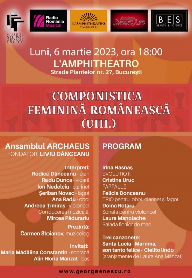 COMPONISTICA FEMININĂ ROMÂNEASCĂ (VIII.)