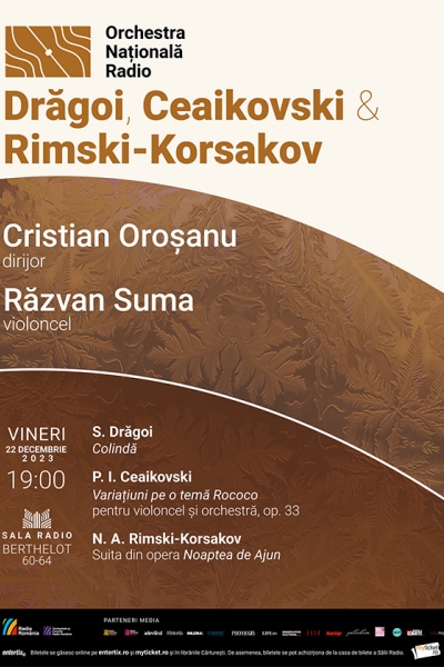 Suita din opera „Ajun de Crăciun” - Nikolai Rimski-Korsakov,  încheie anul la Sala Radio!
