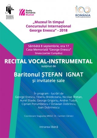 Recital susținut de baritonul Ștefan Ignat