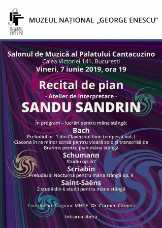 Recital de pian SANDU SANDRIN
