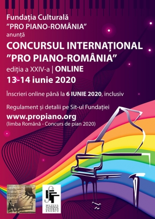Gala laureaților Concursului International de PIAN – ONLINE “PRO PIANO-ROMÂNIA”