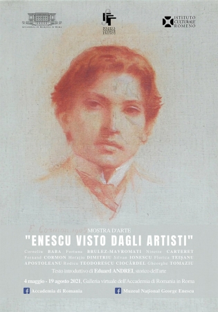 Expoziția de artă „ENESCU VĂZUT DE ARTIȘTI”  prezentată online de Accademia di Romania și Muzeul Național George Enescu