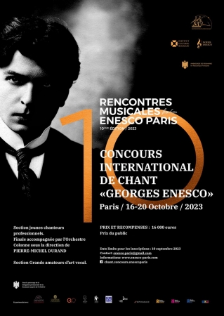 A 10-a ediție a Concursului Internațional de Canto „Georges Enesco” de la Paris