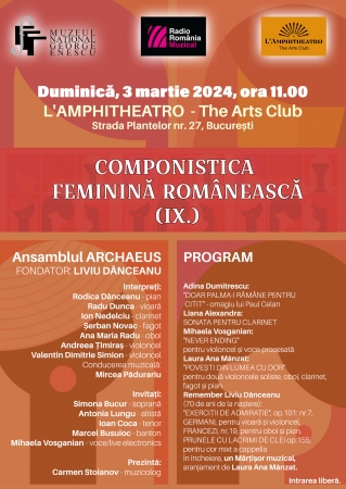 COMPONISTICA FEMININĂ ROMÂNEASCĂ (IX.)